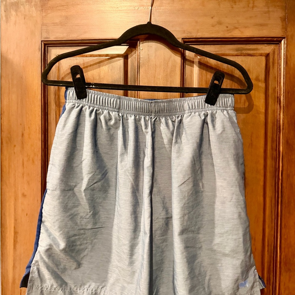 Masters Tech Active Navy and Light Gray Athletic Shorts